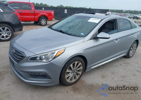 2017 Hyundai Sonata Sport z USA, uszkodzony, nr VIN 5NPE34AF0HH586947